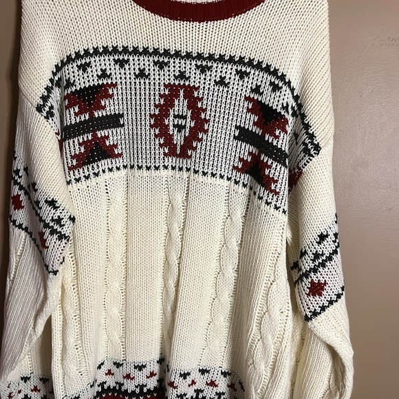 Vintage Acrylic Sweater Oversized Large - Picture 2 of 4
